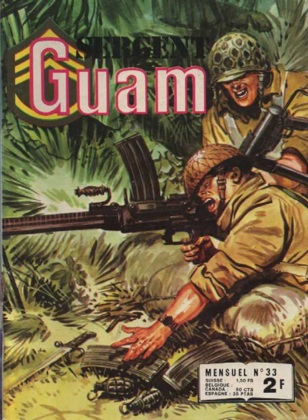 Scan de la Couverture Sergent Guam n 33